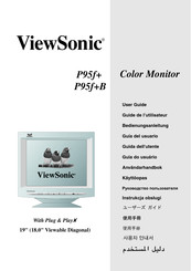 ViewSonic P95f+B Guide De L'utilisateur
