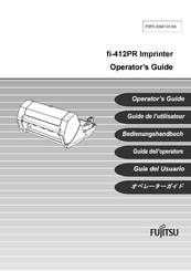 Fujitsu fi-412PR Guide De L'utilisateur