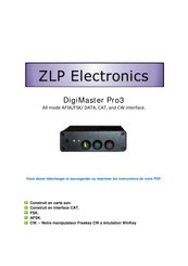 ZLP Electronics DigiMaster Pro3 Mode D'emploi