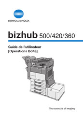 Konica Minolta bizhub 360 Guide De L'utilisateur