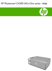 HP Photosmart C4380 Guide D'aide
