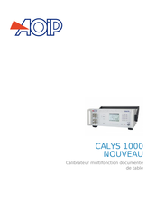 AOIP CALYS 1000 NOUVEAU Mode D'emploi