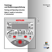Kettler MX 1 Mode D'emploi Et Instructions D'entraînement