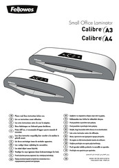 Fellowes Calibre A3 Mode D'emploi