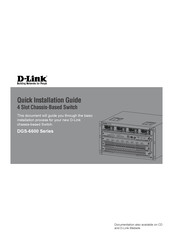 D-Link DGS-6600 Série Guide D'installation Rapide