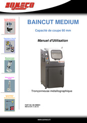 SOMECO BAINCUT MEDIUM Manuel D'utilisation