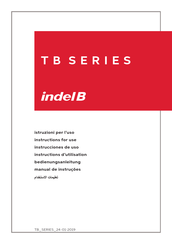 Indel B TB Serie Instructions D'utilisation