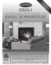 Enviro G50LI Manuel Du Propriétaire