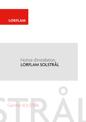 LORFLAM SOLSTRÅL 4-190 Notice D'installation