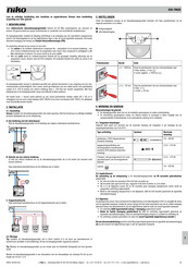 Niko 7802 Serie Mode D'emploi