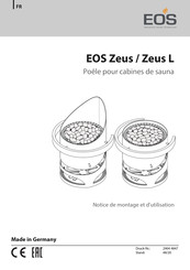 EOS Zeus Notice De Montage Et D'utilisation