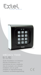 Extel WECACV 70003 Guide D'installation Et D'utilisation