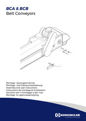 Kongskilde BCA Série Instructions De Montage Et D'utilisation