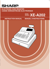 Sharp XE-A202 Manuel D'instructions