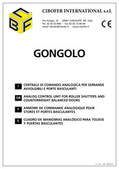 Cibofer International GONGOLO Mode D'emploi