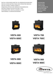 Dovre VISTA 800 Installation Et Mode D'emploi