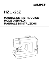 JUKI HZL-25Z Mode D'emploi