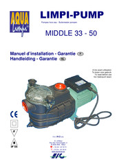 aqua LIMPI MIDDLE 50 Serie Manuel D'installation - Garantie