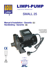 aqua LIMPI SMALL 25 Serie Manuel D'installation - Garantie
