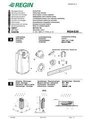 Regin RDAS20-24AS Instructions De Montage