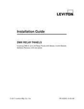 Leviton R08DD-L08 Guide D'installation