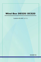 Msi Wind Box DE520 Mode D'emploi