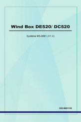 MSI Wind Box DE520 Mode D'emploi