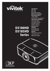 Vivitek D5185HD Serie Manuel De L'utilisateur