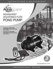 AquaScape AQUASURGE 4000-8000 Mode D'emploi