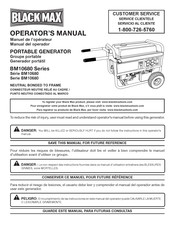 Black Max BM10680 Serie Manuel De L'opérateur