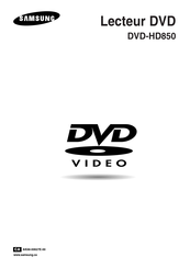 Samsung DVD-HD850B Mode D'emploi