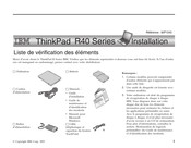 IBM ThinkPad R40 Série Manuel D'utilisation