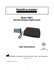 Health O Meter 498KL Mode D'emploi