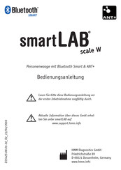 ANT+ smartLAB scale W Mode D'emploi