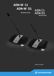 Sennheiser ADN-W C1 Notice D'emploi