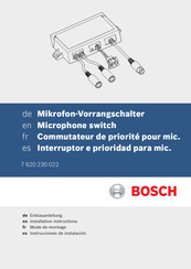 Bosch 7 620 230 022 Manuel De Montage