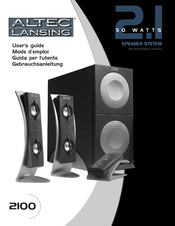 Altec Lansing 2100 Mode D'emploi