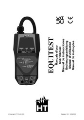 HT Instruments EQUITEST Manuel D'utilisation