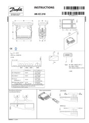 Danfoss AK-CC 210 Instructions