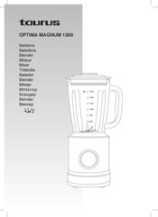 Taurus OPTIMA MAGNUM 1200 Guide Rapide