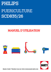 Philips AVENT SCD835/26 Manuel D'utilisation