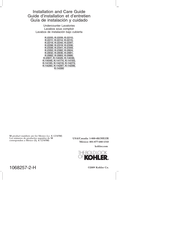 Kohler K-14036 Guide D'installation Et D'entretien