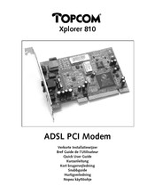 Topcom Xplorer 810 Guide De L'utilisateur