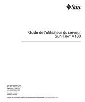 Sun Microsystems Fire V100 Guide De L'utilisateur