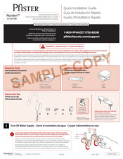 Pfister Norden GT529-NR Guide D'installation Rapide