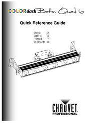 Chauvet Professional COLORdash Batten-Quad 6 Guide De Référence Rapide