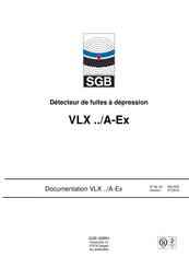 SGB VLX/A-Ex Serie Mode D'emploi