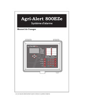 Agri-Alert AA 800EZe Manuel De L'usager