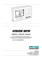 Sulky Burel VISION WPB Guide D'utilisateur