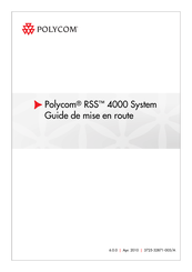 Polycom RSS 4000 Guide De Mise En Route